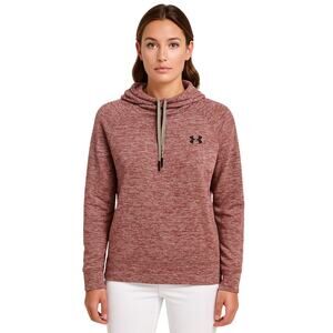 Under Armour pullover hoodie in Storm Heather (red) EUC Size Medium